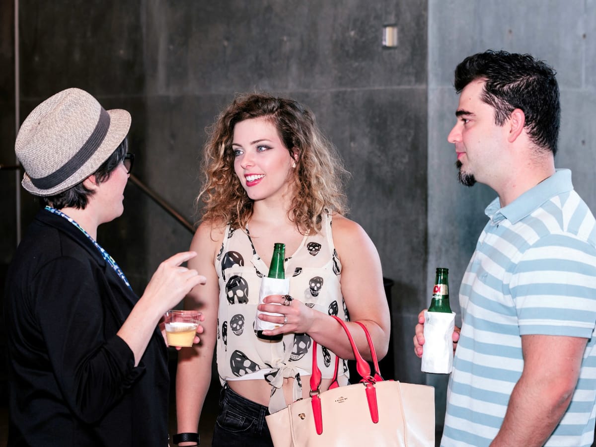 Ashley Jensen, Aimee Cardoso and Lucas Cardoso