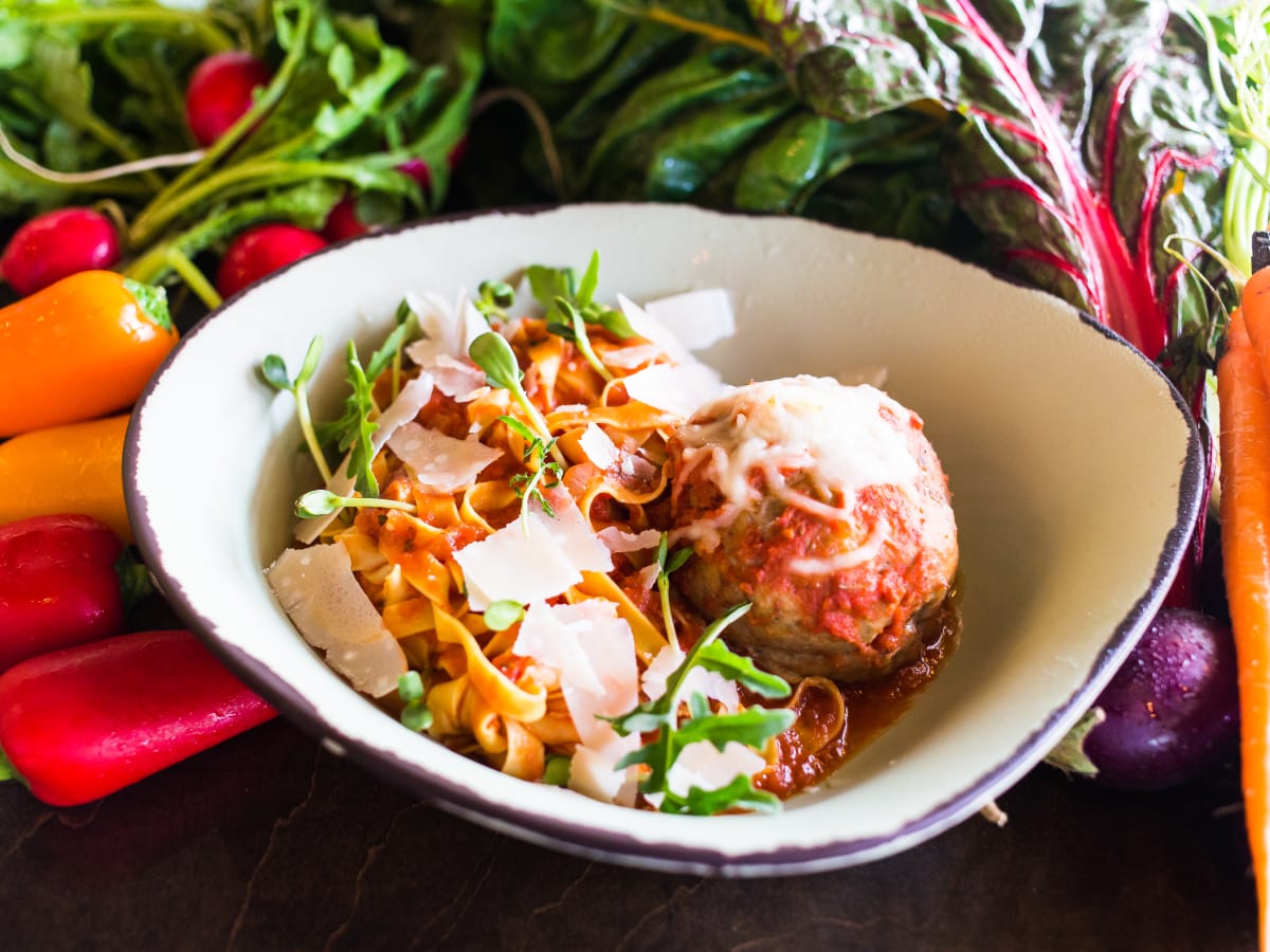 Mona Italian Food pasta with meatball