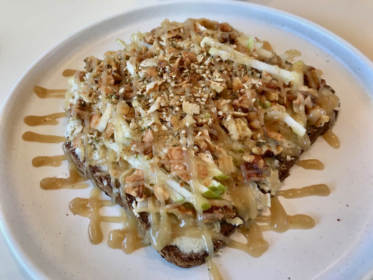 Vibrant sweet toast