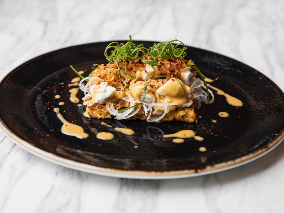 Tris kimchi crab