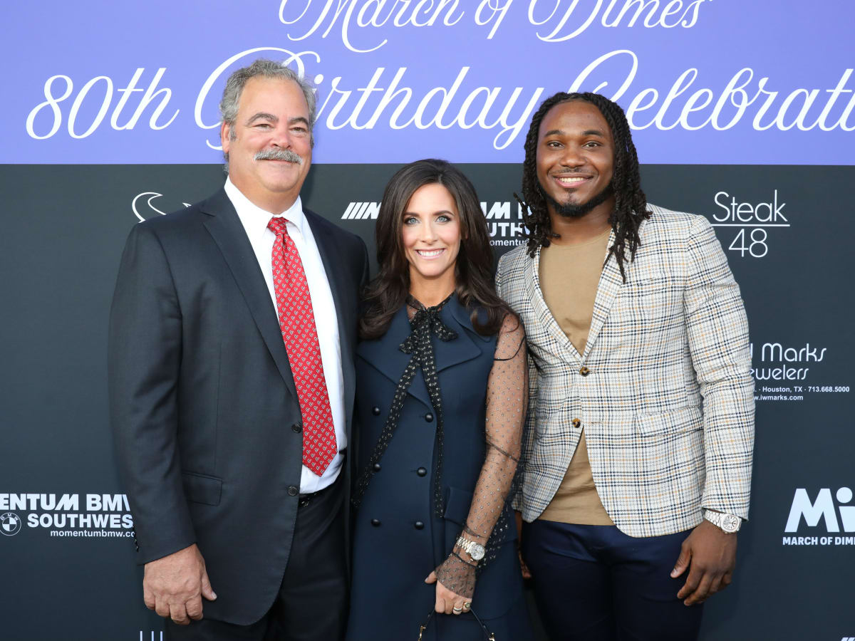 Houston Texans March of Dimes Hannah Cal McNair D'onta Foreman