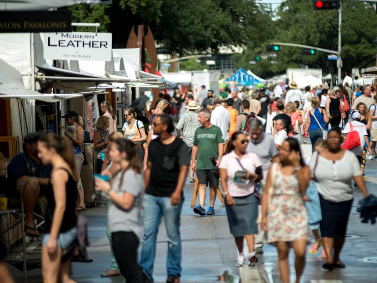 Shop, sip, and stroll at this massive annual downtown art festival