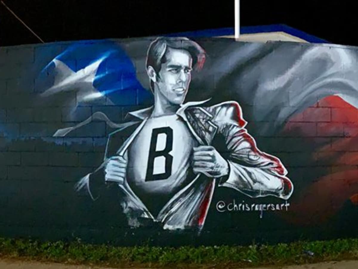 Beto O'Rourke mural East Austin
