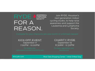 RYDE Inaugural Ryde For A Reason
