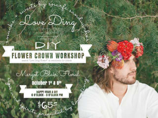 Love Ding presents a DIY Flower Crown Workshop