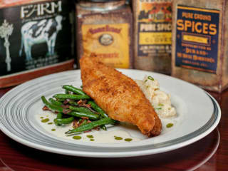 Fried fish at Julia Pearl restaurant in Plano