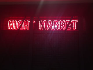 Night Market sign