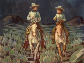 William Reaves and Sarah Foltz Fine Art present Of A Cowboy’s Sentiment