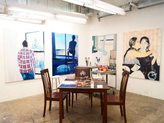 The studio of Rajab Saed/University of Houston School of Art Annual Student Exhibition