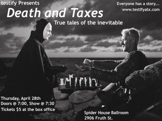 Testify presents Death and Taxes