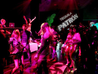 club scene from My Yacht Club F1 party