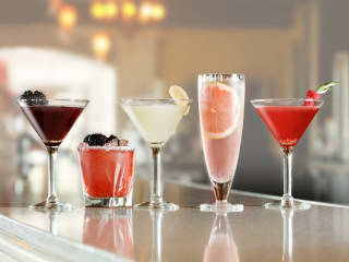 Ruth's Chris cocktails on bar