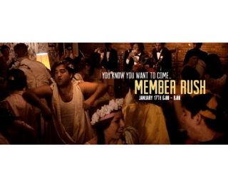 Aurora Picture Show Member Rush