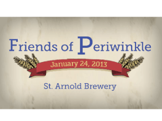 Friends of Periwinkle's "An Evening of Hops and Hamburgers"