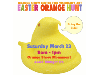 Orange Show’s Annual Easter Orange Hunt & PEEPS Art Contest