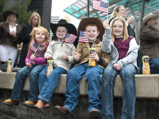 News_021_RodeoHouston parade_February 2012_Ava Smith_Bo Smith_Luke Smith_Audrey Smith (Dad is Rodeo Director Robbie Smith).jpg