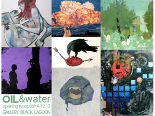 Austin photo: events_ryan_oil and water_black lagoon gallery_mar 2013