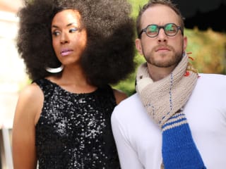 singer and performer Jomama Jones with Bobby Halvorson