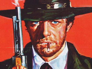 poster from spaghetti western film Sartana