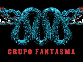 Grupo Fantasma logo of double headed serpent Quetzalcoatl
