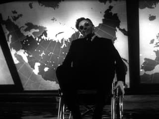 still from the movie Dr. Strangelove with Peter Sellers