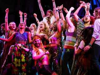 cast of the Broadway musical Hair