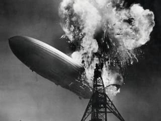 Hindenburg zeppelin crash disaster