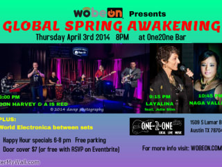 poster for Wobeon Global Spring Awakening music showcase