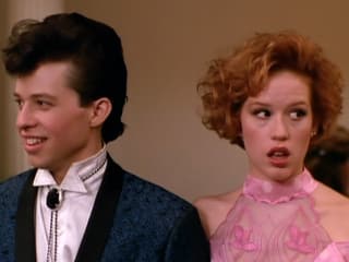 Jon Cryer and Molly Ringwald in Pretty in Pink