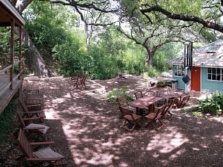 exterior grounds of Sanctuary Yoga