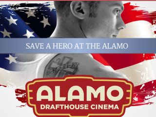 poster for Wysh Project screening of Frozen in War at Alamo Drafthouse