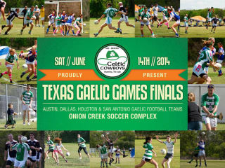 flyer for Texas Gaelic Games Finals 2014