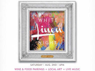poster for 2nd street district second annual White Linen Party