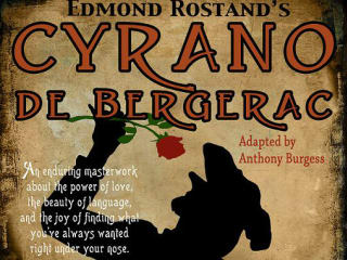 poster for City Theatre company Cyrano de Bergerac
