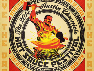 poster Austin Chronicle 24th annual Hot Sauce Festival