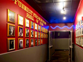 Funniest Person in Austin wall of fame at Cap City Comedy Club