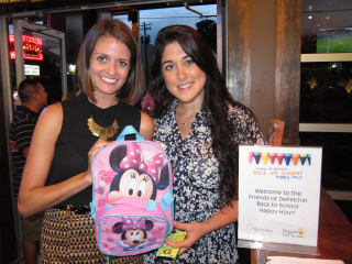 051_ Julia Taliaferro and Maggie Gori_Friends of DePelchin Happy Hour Little Woodrow's