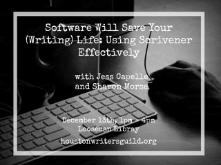 Houston Writer's Guild hosts Scrivner Intensive Workshop