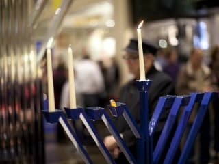 Menorah lighting at NorthPark