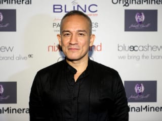 Fashion Week spring 2015 Czar by Cesar Galindo designer head shot
