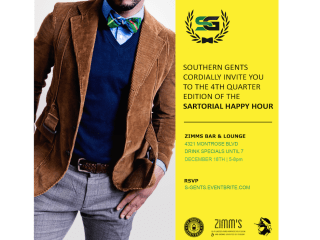 Southern Gents Sartorial Happy Hour