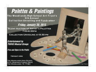 2015 "Palettes and Paintings" benefiting The Woodlands High School Art Trust