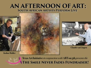 Texas Art Initiative ART Fundraiser_Kobus Moller_Claude van Lingen_January 2015