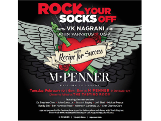 "Men Dress for Dinner: Rock Your Socks Off" featuring Vivek Nagrani benefiting Recipe for Success