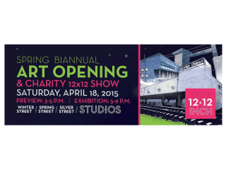 Spring Biannual Art Opening and Charity 12x12 Show