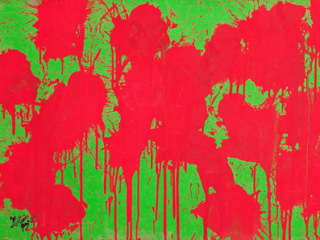 Ushio Shinohara_Orange on Light Green_CROPPED_2009