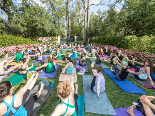 Yoga in the Gardens at Rienzi