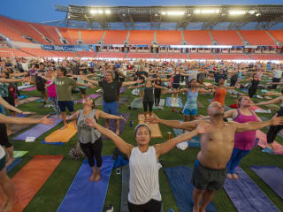 YogaOne Studios presents Yoga on the Pitch