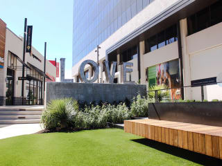 WestBend’s Love Sculpture Courtyard