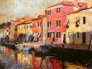 "a plane, a train, a bus and a boat:" solo art show